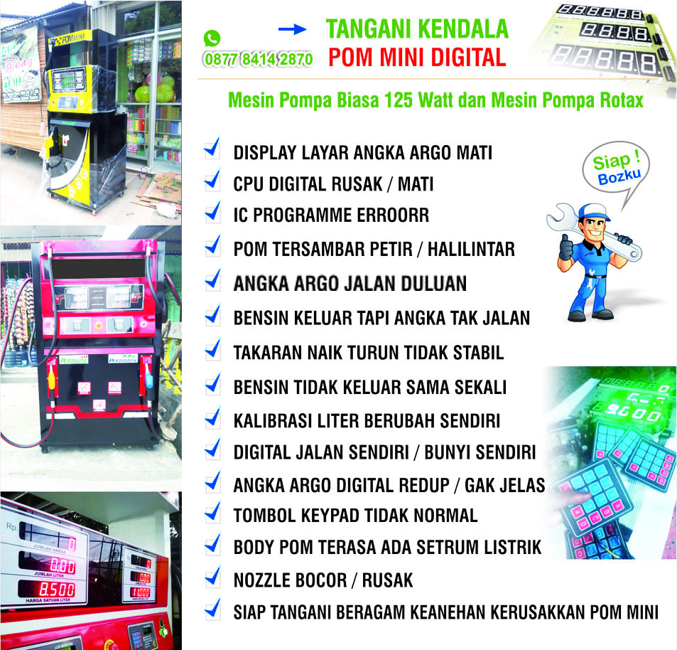 servis pom mini
